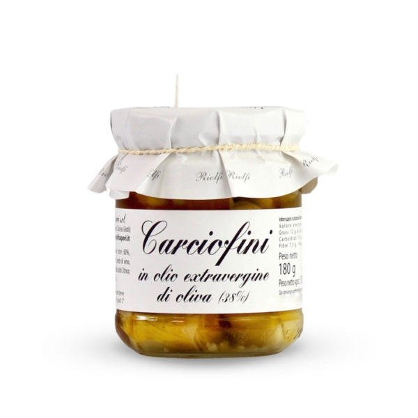 riolfi artichokes in extra virgin olive oil